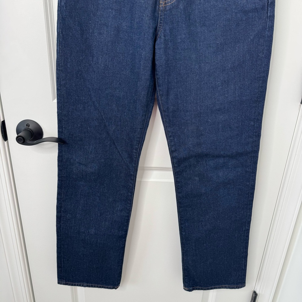 Madewell Women's Dark Blue 90’s straight jean 27 - Picture 3 of 11